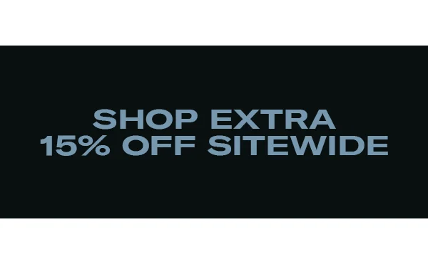 Shop Extra 15% Off Sitewide