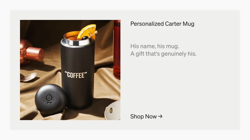 Personalized Carter Mug