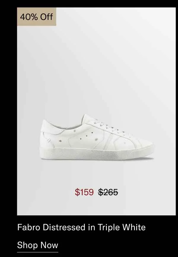 Fabro Distressed in Triple White 40% off-Shop Now