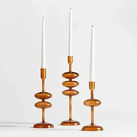 Venezia Glass Taper Candle Holders