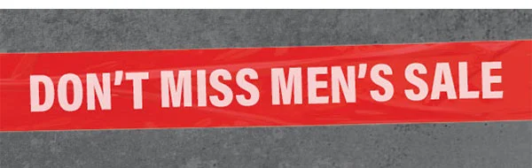 Don't Miss men's Sale