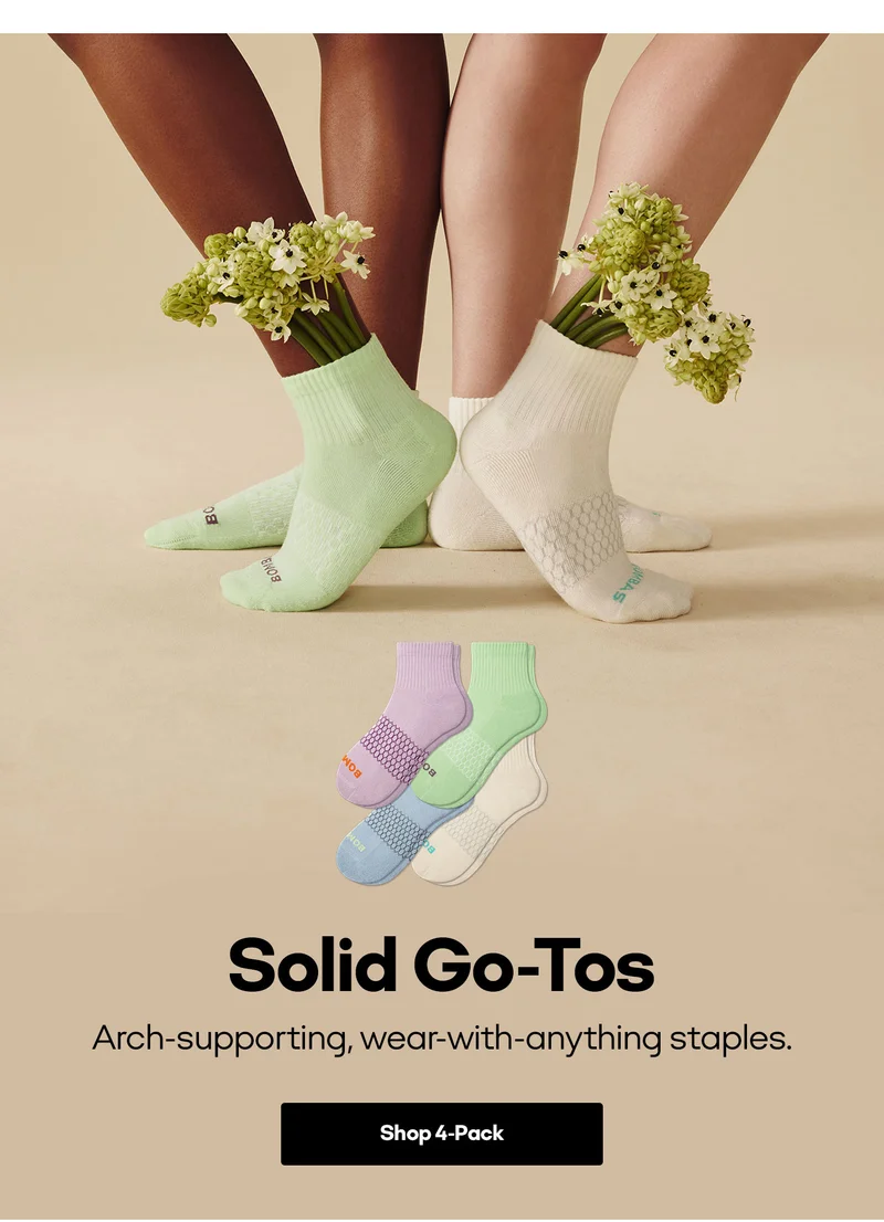 Solid Go-Tos | Arch-supporting, wear-with-anything staples. | Shop 4-Pack