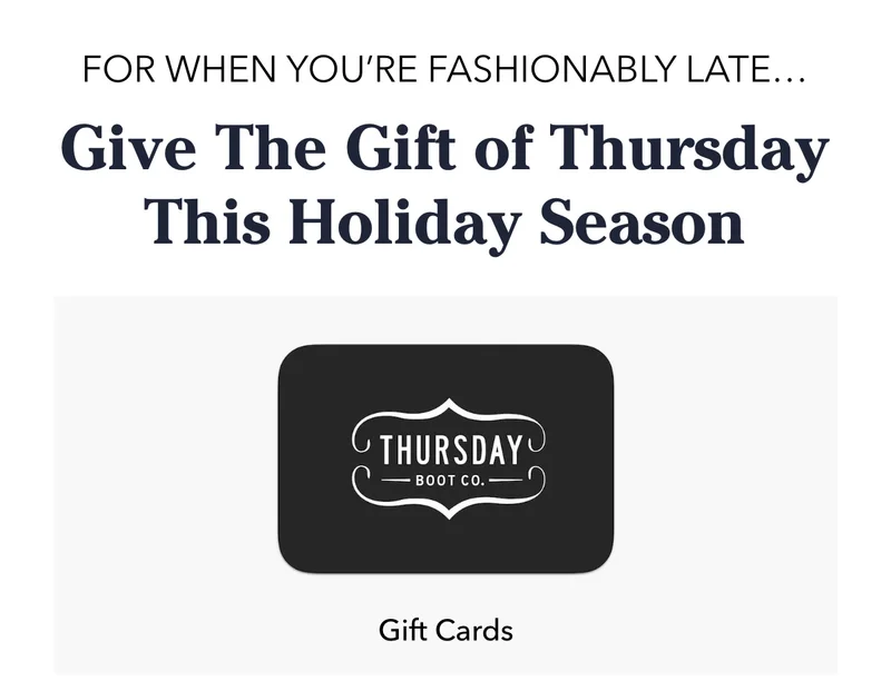 For When You're Fashionably Late