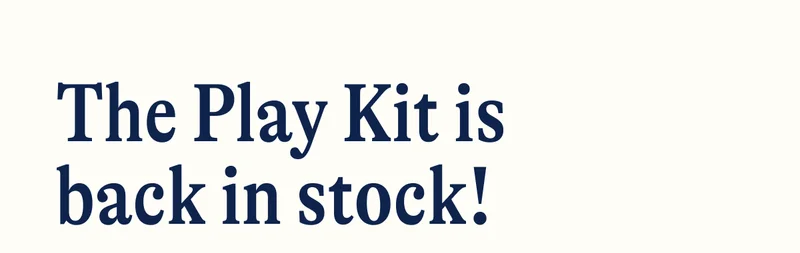 The Play Kit is back in stock!