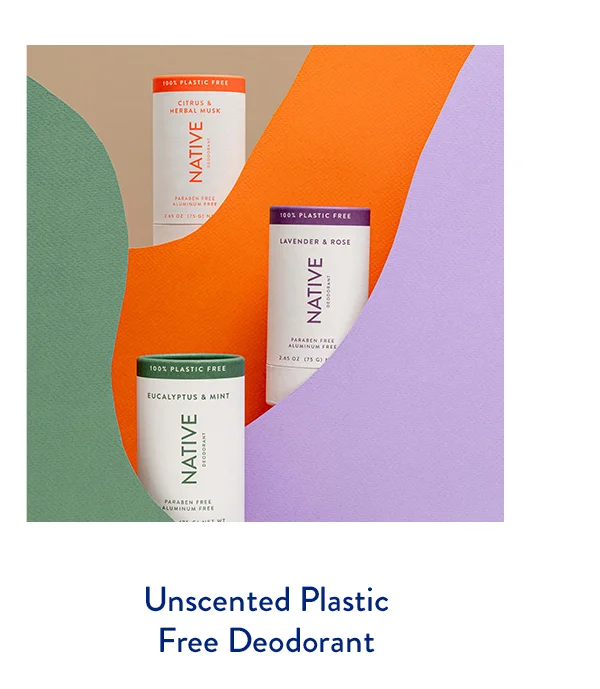 Unscented Plastic Free Deodorant