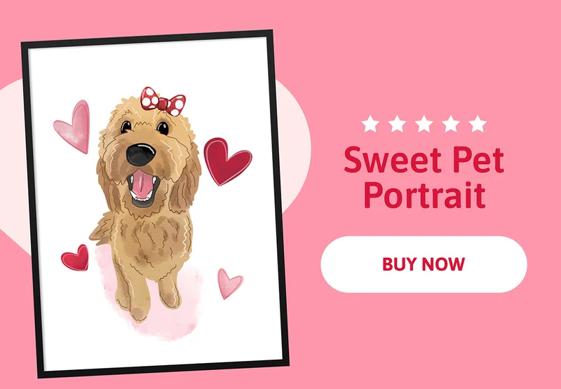 NEW Sweet Pet Portrait