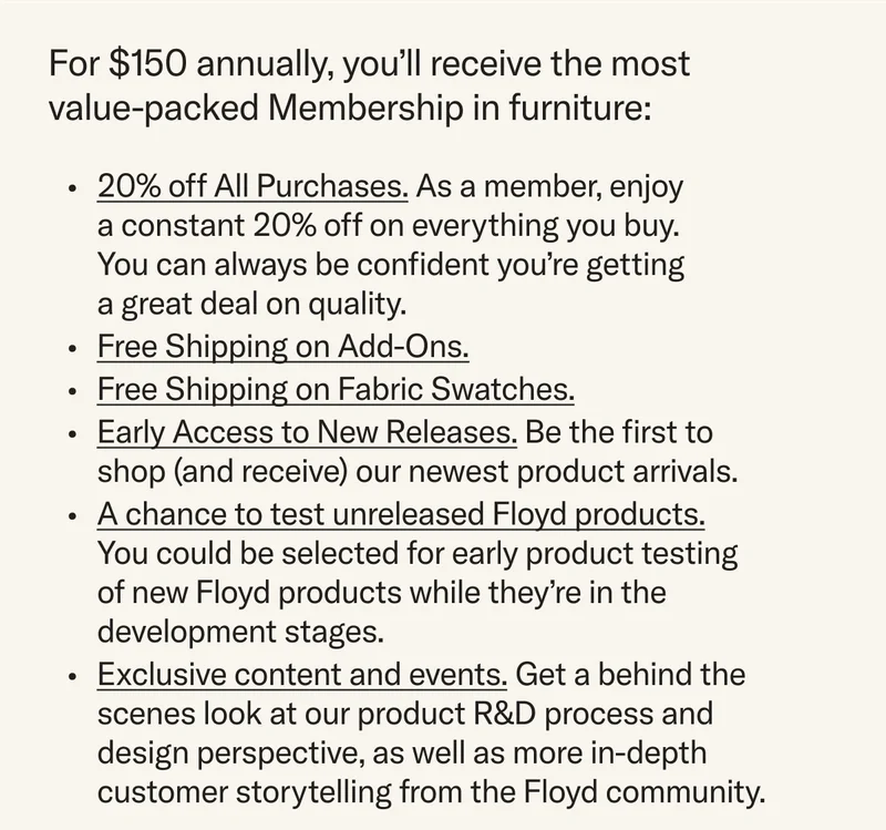 Floyd Membership Details