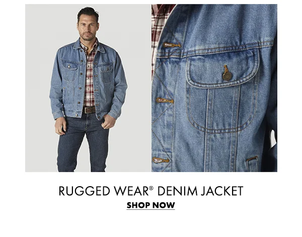 Rugged Wear Denim Jacket. Shop Now