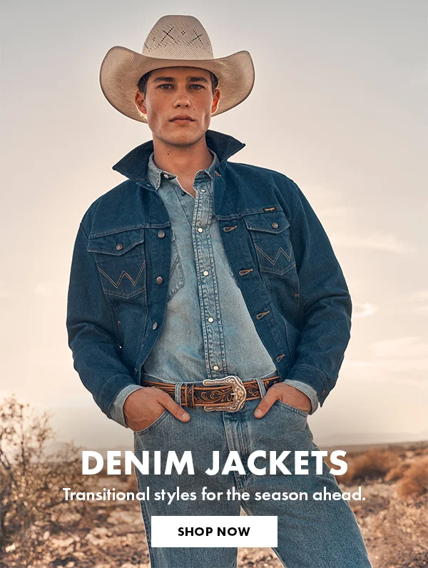 Denim Jackets. Transitional styles for the season ahead. Shop Now