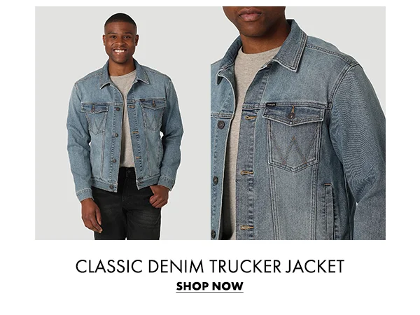 Classic Denim Trucker Jacket. Shop Now