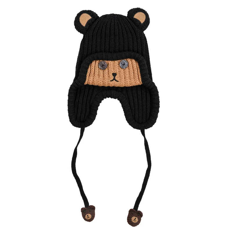 Image of Button Eye Bear Hat