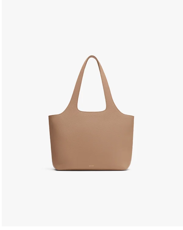 System Zipper Tote 16-Inch Cappuccino