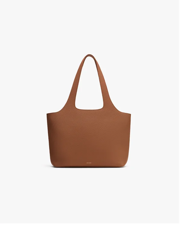 System Zipper Tote 16-Inch Caramel