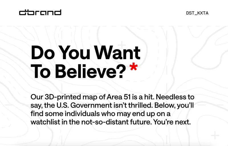 Our 3D-printed map of Area 51 is a hit. Needless to say, the U.S. Government isn't thrilled.