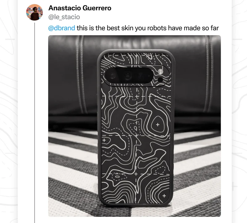 Anastacio Guerrero on Twitter: "dbrand this is the best skin you robots have made so far"
