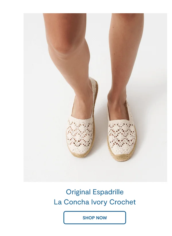 The Original Espadrille La Concha Ivory