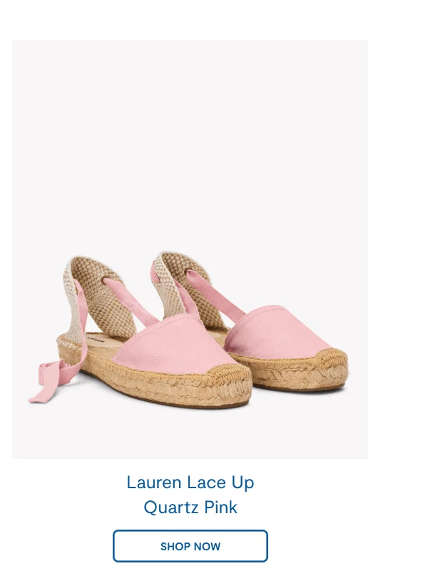 The Lauren Lace Up Quartz Pink