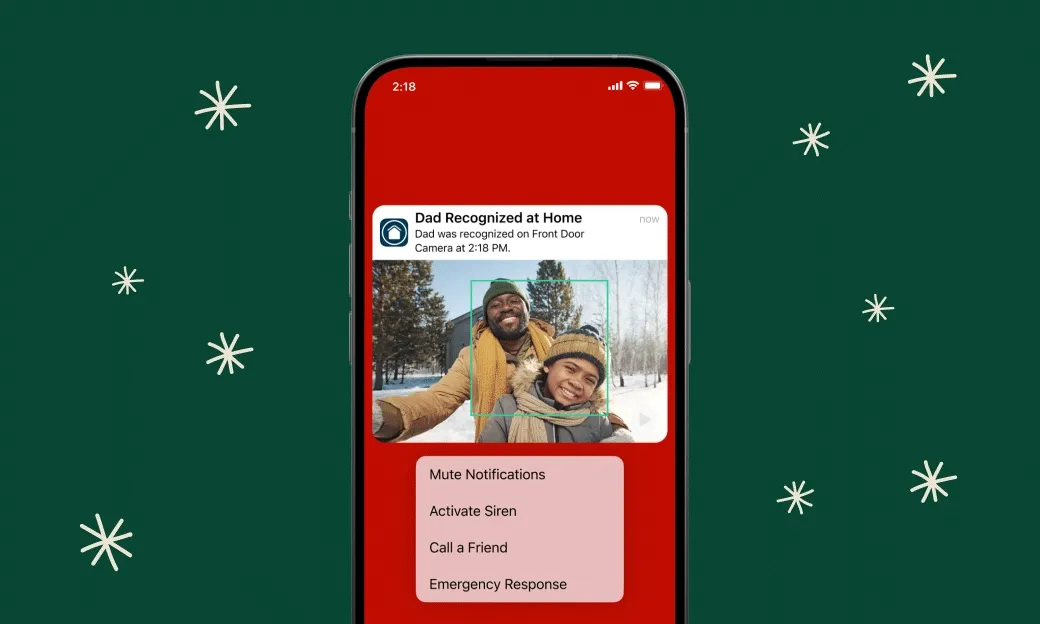 Arlo UI screen
