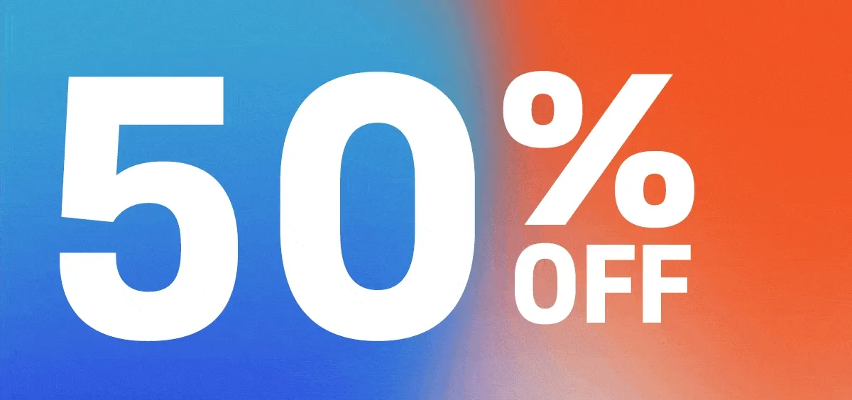 50% Off 50% Off