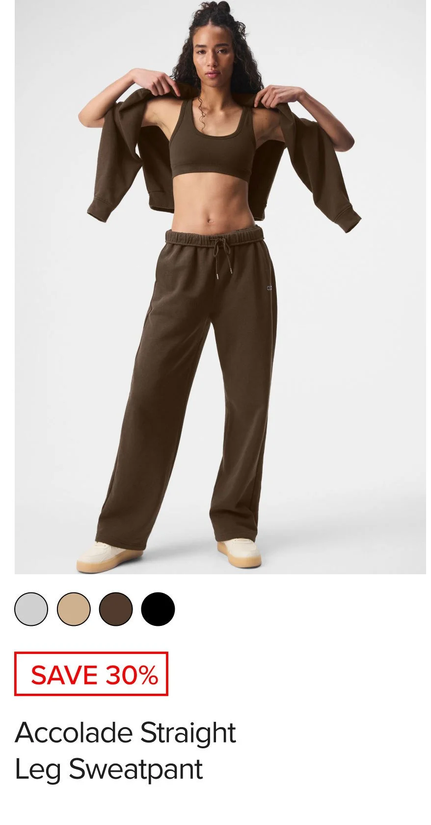 ACCOLADE STRAIGHT LEG SWEATPANT