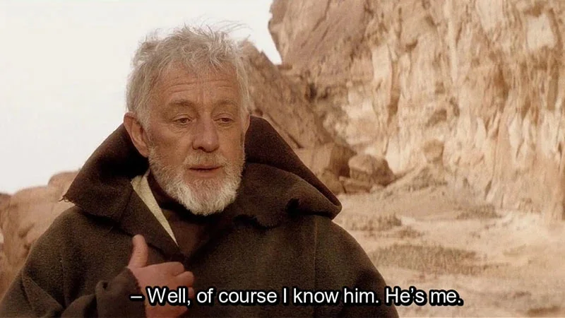 Meme: Well, of course I know him. He's me.