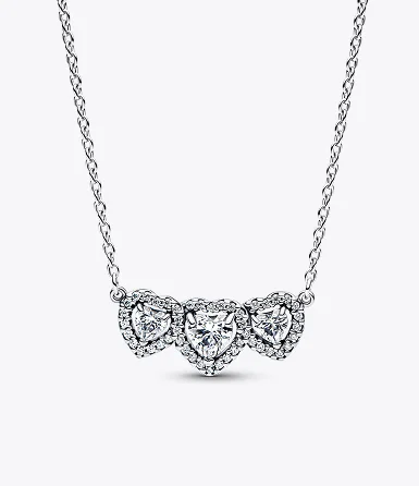 Halo Heart Trilogy Collier Necklace