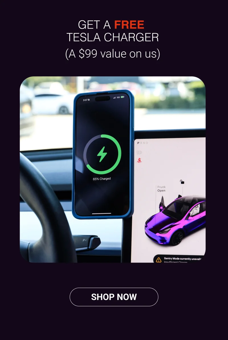 Free Tesla Car Charger w/RimCase Order