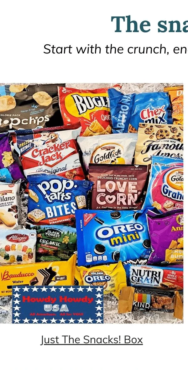 Just The Snacks! Box