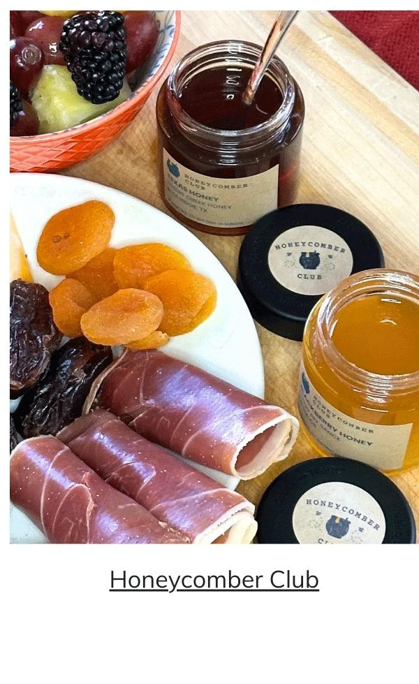 Quarterly Raw Honey Honeycomber Club