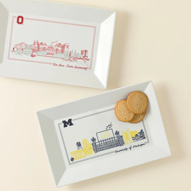 College Cityscape Tray