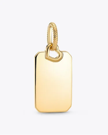 Engravable Rectangle Tag Pendant Engravable Rectangle Tag Pendant