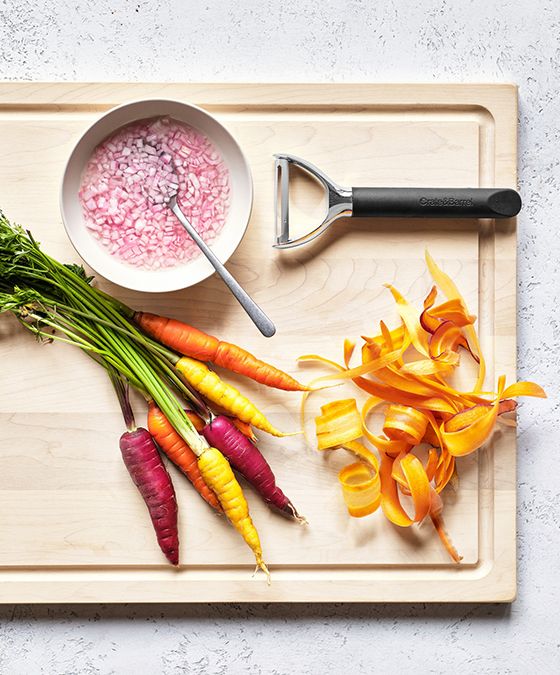 french lentil & shaved carrot salad