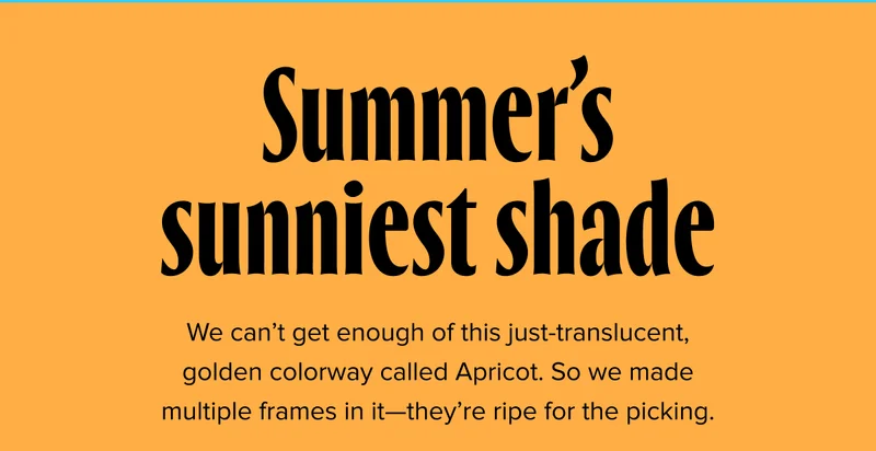 Summer's sunniest shade