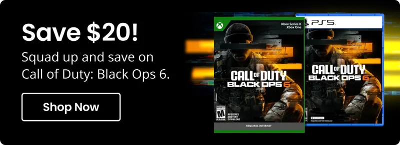 Save $20! Squad up and save on Call of Duty: Black Ops 6.