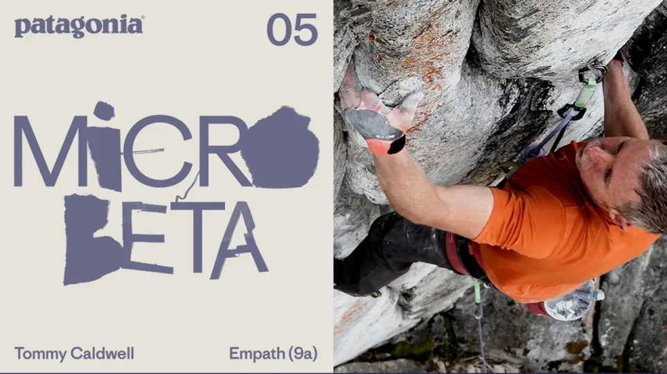 Patagonia. Microbeta number 5. Tommy Caldwell, Empath (9a).