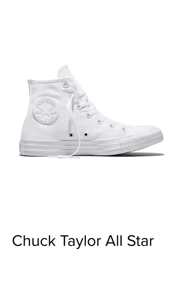 Chuck Taylor All Star Canvas White Monochrome