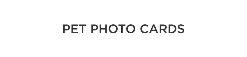 Pet Photo Cards
