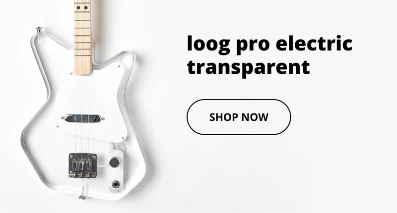 loog pro electric transparent - SHOP NOW