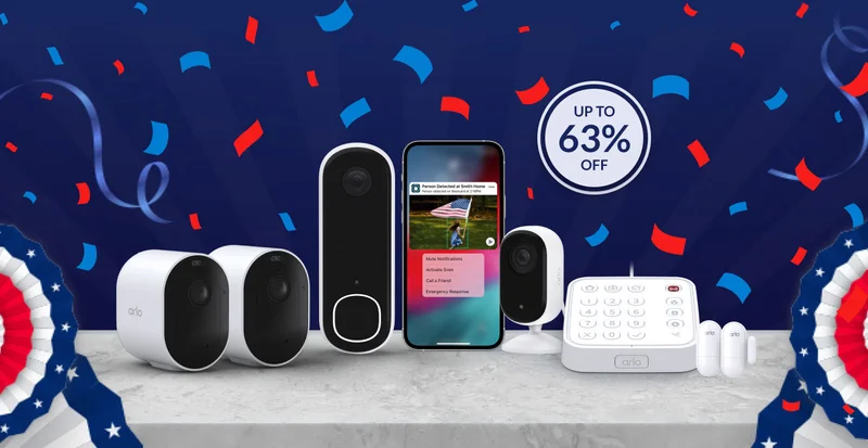 Up to 63% off. Various Arlo security products.