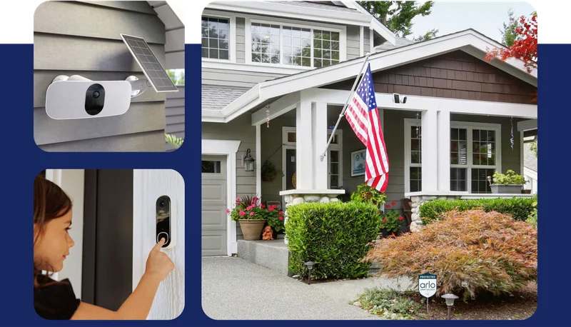 Various Arlo security products.