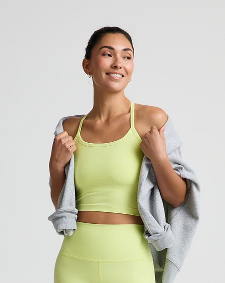 Spacedye™ Slim Racerback Cropped Tank