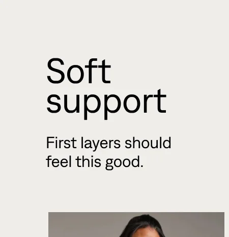 Soft support: Shop bras