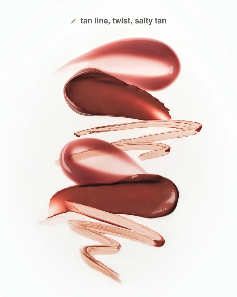 tan line, twist, salty tan trio
