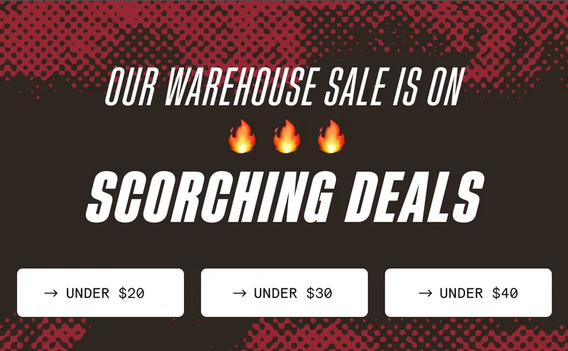 Warehouse Sale Continues