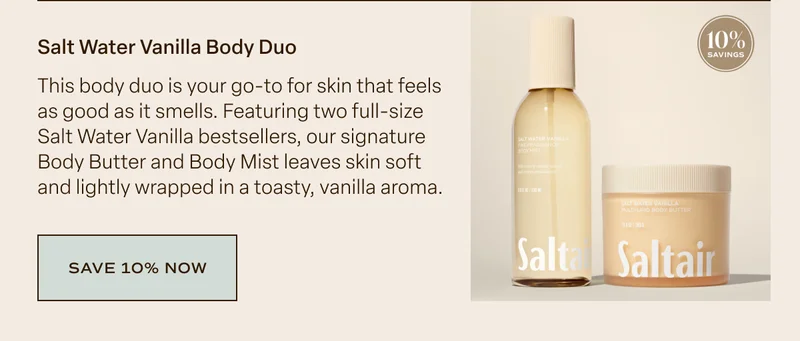salt water vanilla body duo