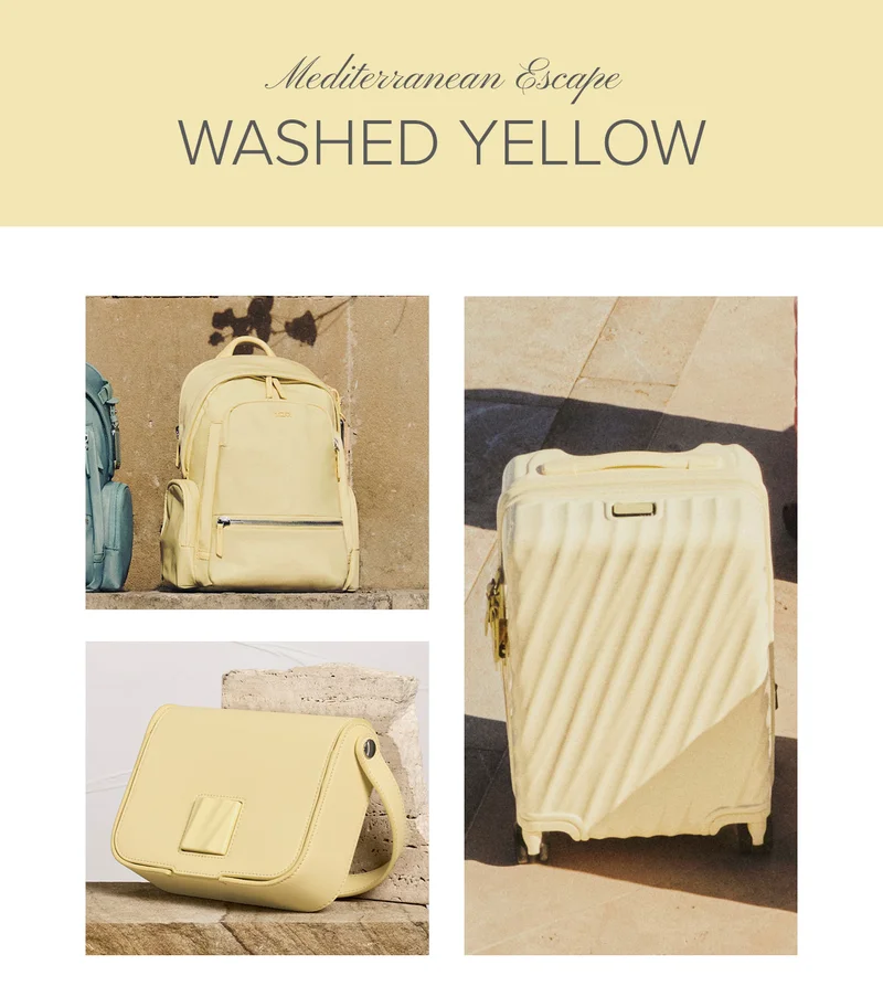 Mediterranean Escape: Washed Yellow