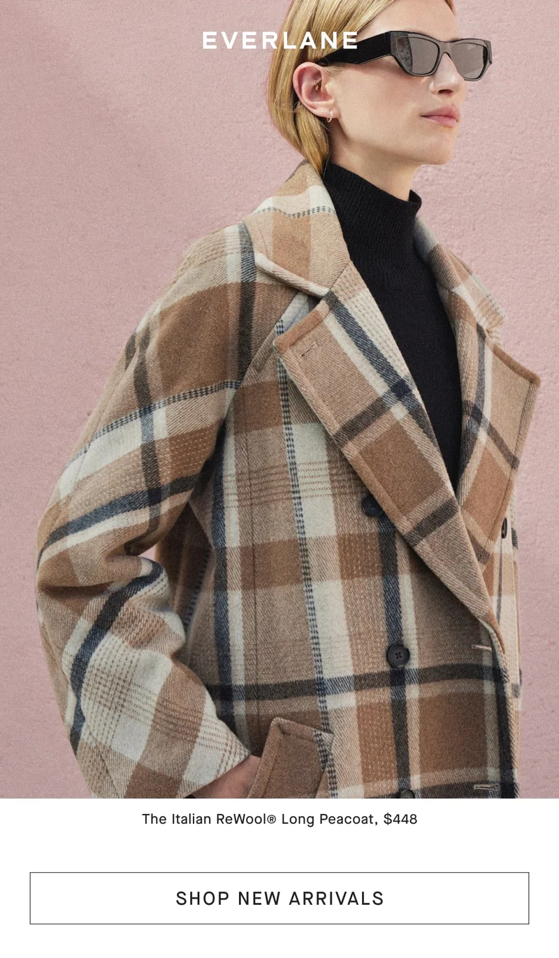 [image]The Italian ReWool@ Long Peacoat, $448 [SHOP NEW ARRIVALS]