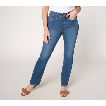 NYDJ Sure Stretch Ellison Straight-Leg Jeans - Petite