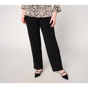 Susan Graver Petite LK Luxe Straight Leg Pants
