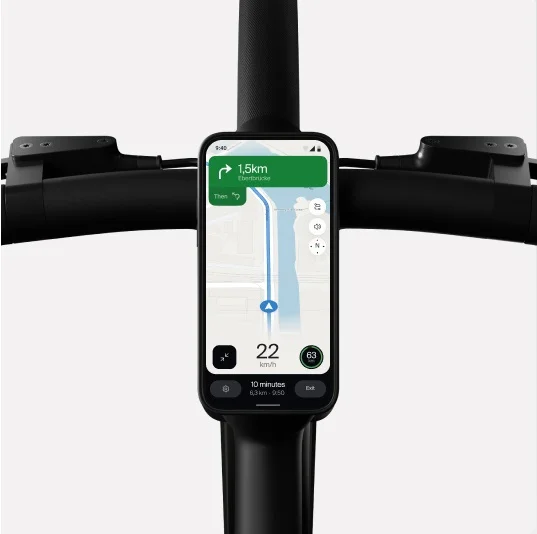 Side view of the Cowboy Cruiser ST e-bike in Lavender, with a step-through frame for easier accessibility and modern styling.